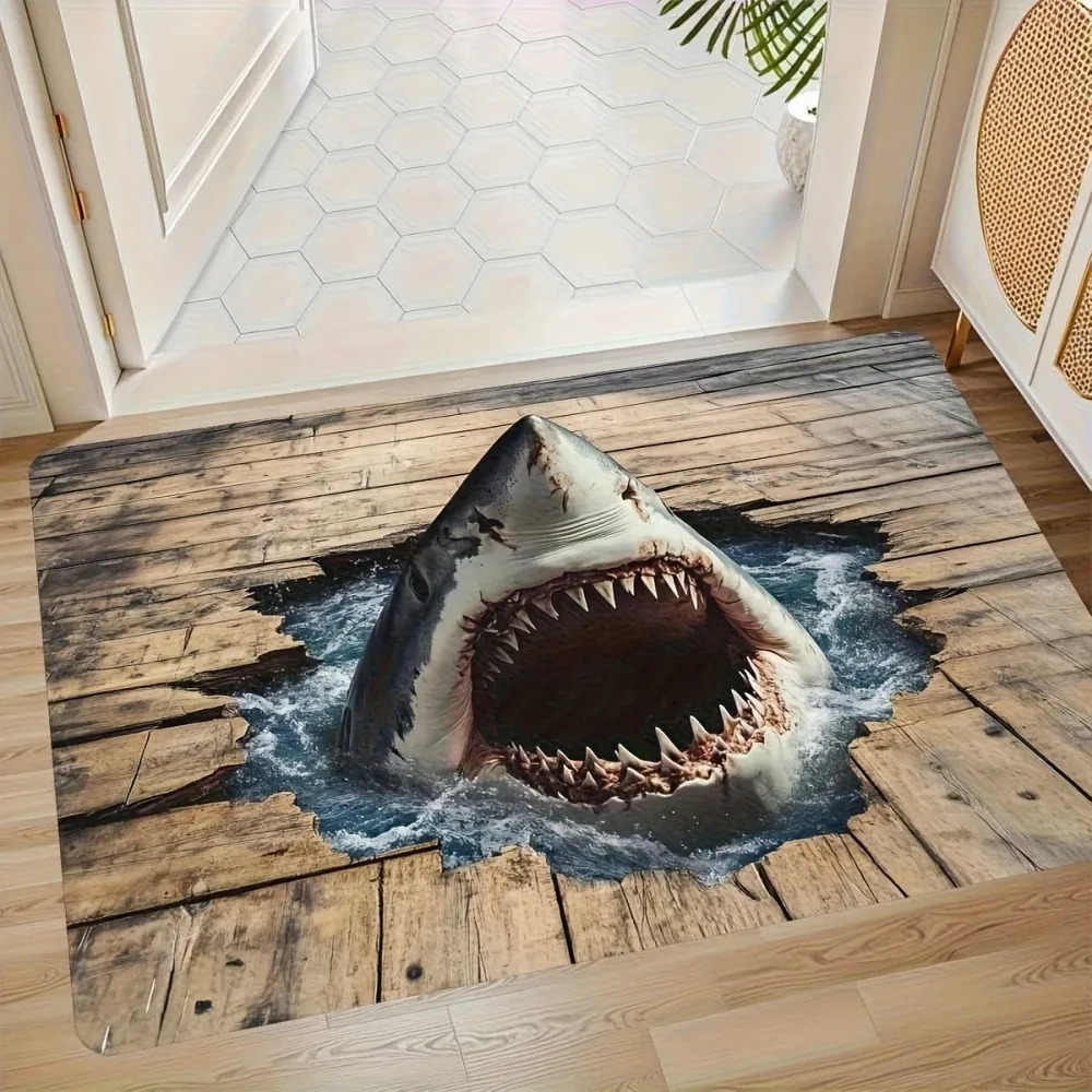 Home Bathroom Wear - Dywanik VIKAMA Shark Hole, antypoślizgowy, odporny