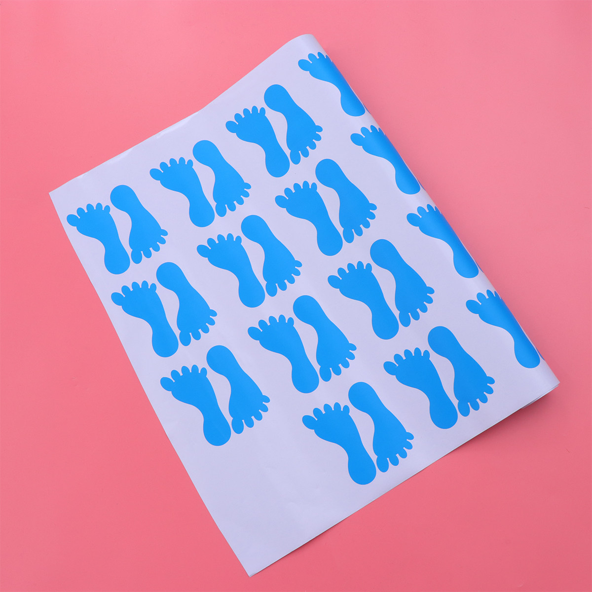 Home Bathroom Wall Tiles - 20 Par Naklejek na Podłogę z