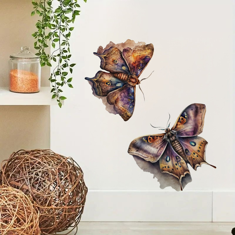 Home Bathroom Wall Tiles - Piękna gotycka naklejka z motylem, wodoodporna