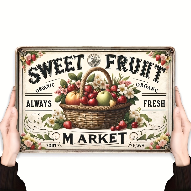 Home Kitchen Bathroom Marketing - Metalowy szyld w stylu vintage z