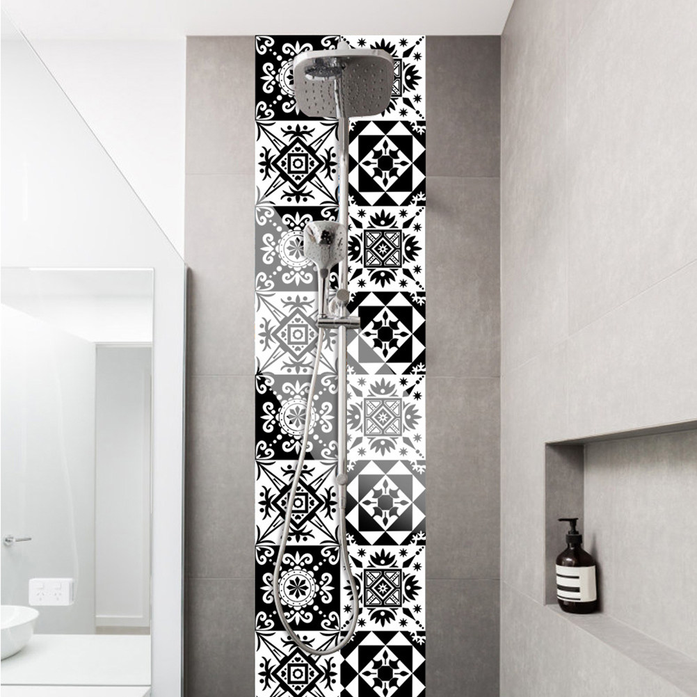 Home Bathroom Wall Tiles - 10 szt. Naklejki ścienne do dekoracji