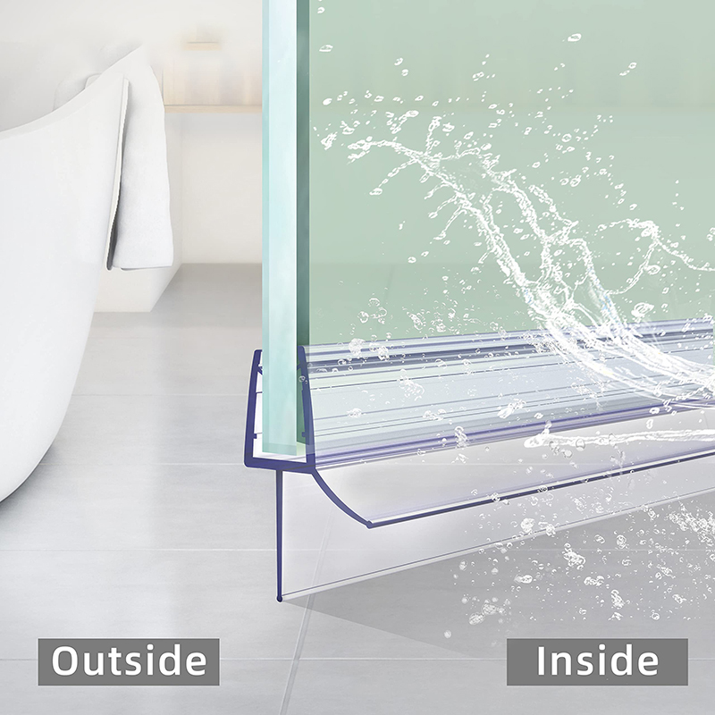 Home Bathroom Glass - Uszczelka dolna drzwi prysznicowych 4-6mm szczeliny