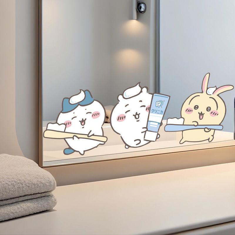 Naklejki na lustro Hot Chiikaw – Home Goods Bathroom recenzja i cena