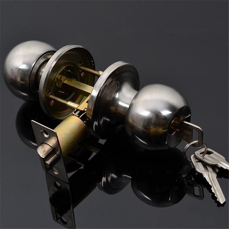 Okrągła gałka do drzwi zamykan – Home Bathroom Lock recenzja i cena
