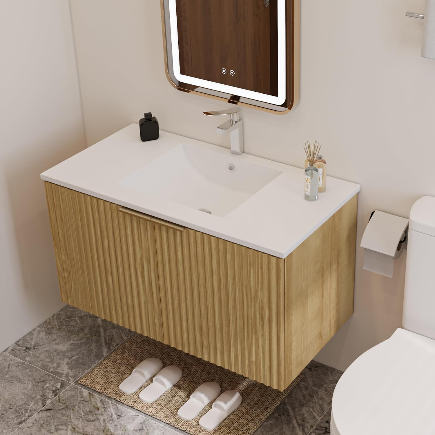 Nowoczesna wisząca szafka łazi – Home Bathroom Cabinets recenzja i cena