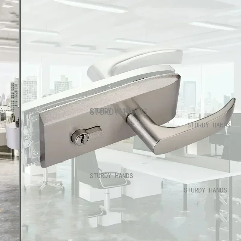 Zamek do szklanych drzwi biuro – Home Bathroom Lock recenzja i cena