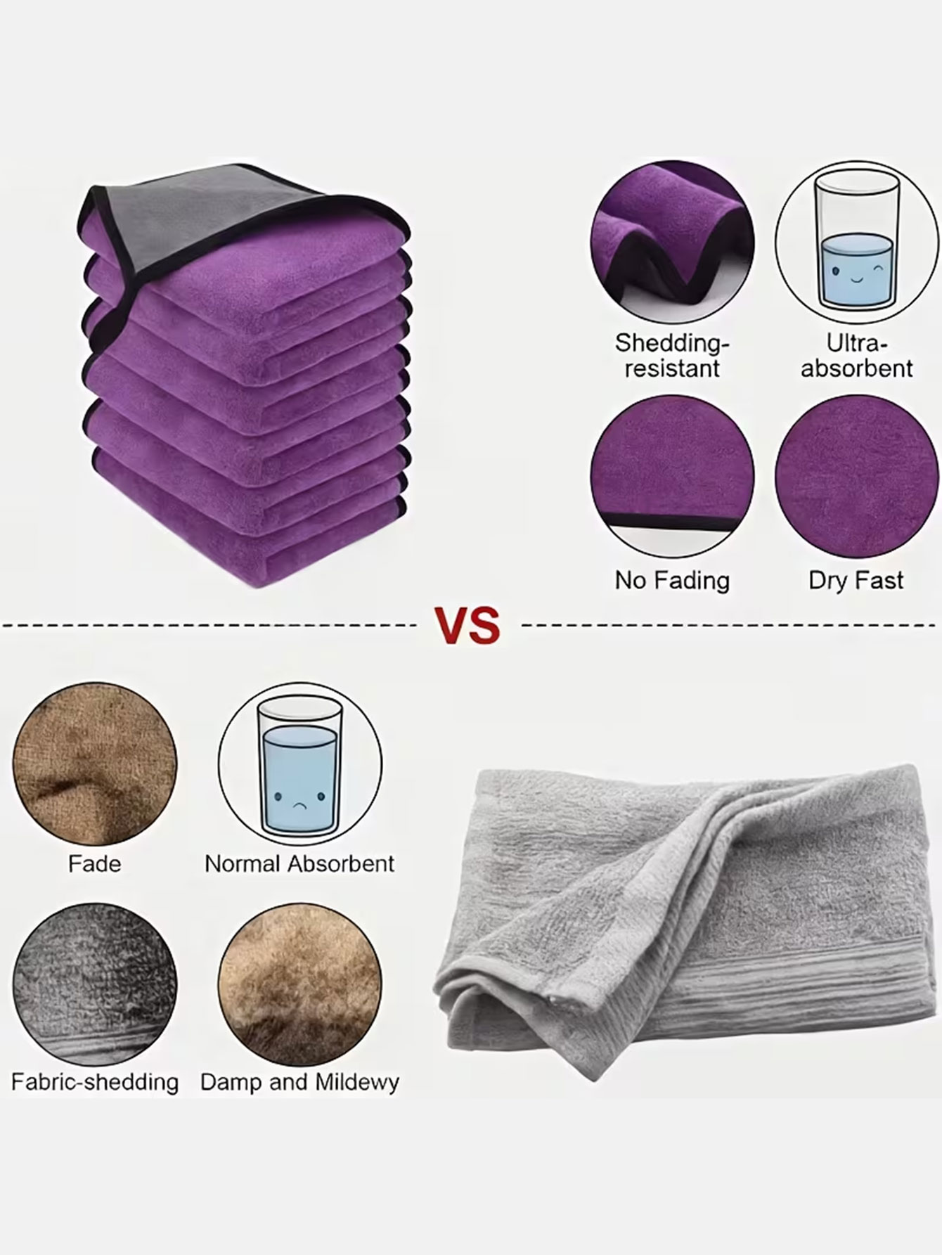 10 sztuk dwustronnych ścierecz – Home Bathroom Glass recenzja i cena