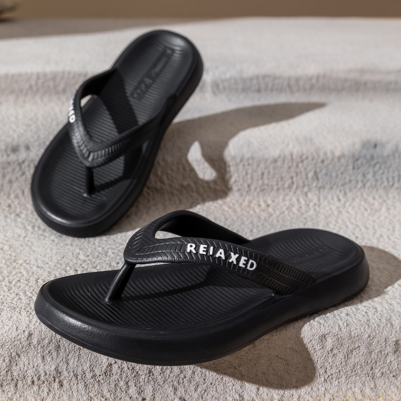Letnie męskie klapki z miękką  – Home Bathroom Wear recenzja i cena