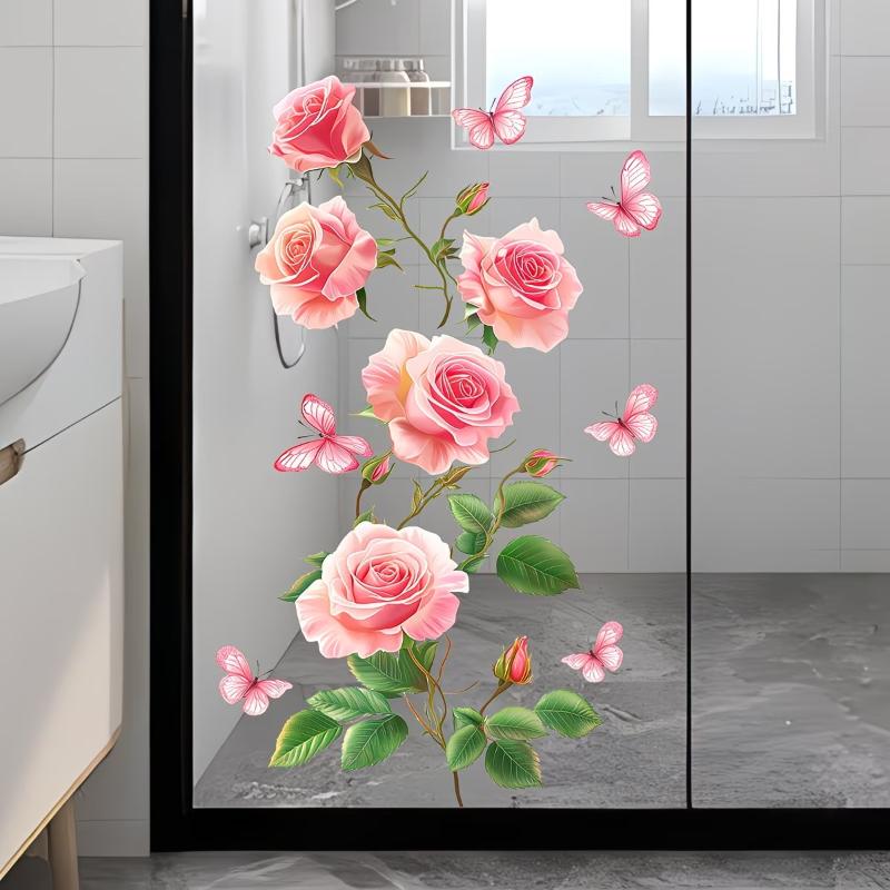 Naklejki na szybę w kształcie  – Home Bathroom Glass recenzja i cena