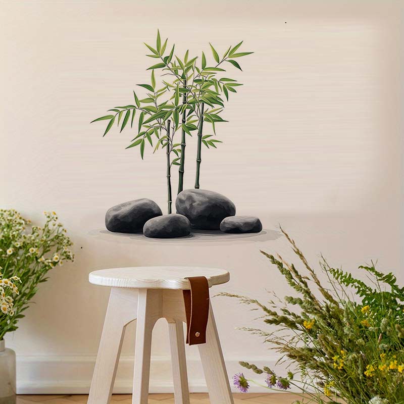 Naklejka ścienna z bambusowym  – Home Bathroom Wall Tiles recenzja i cena