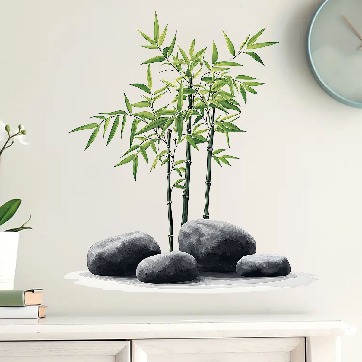 Naklejka ścienna z bambusowym  – Home Bathroom Wall Tiles recenzja i cena