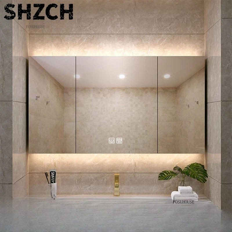 Nowoczesne, pogrubione lustro  – Home Bathroom Cabinets recenzja i cena