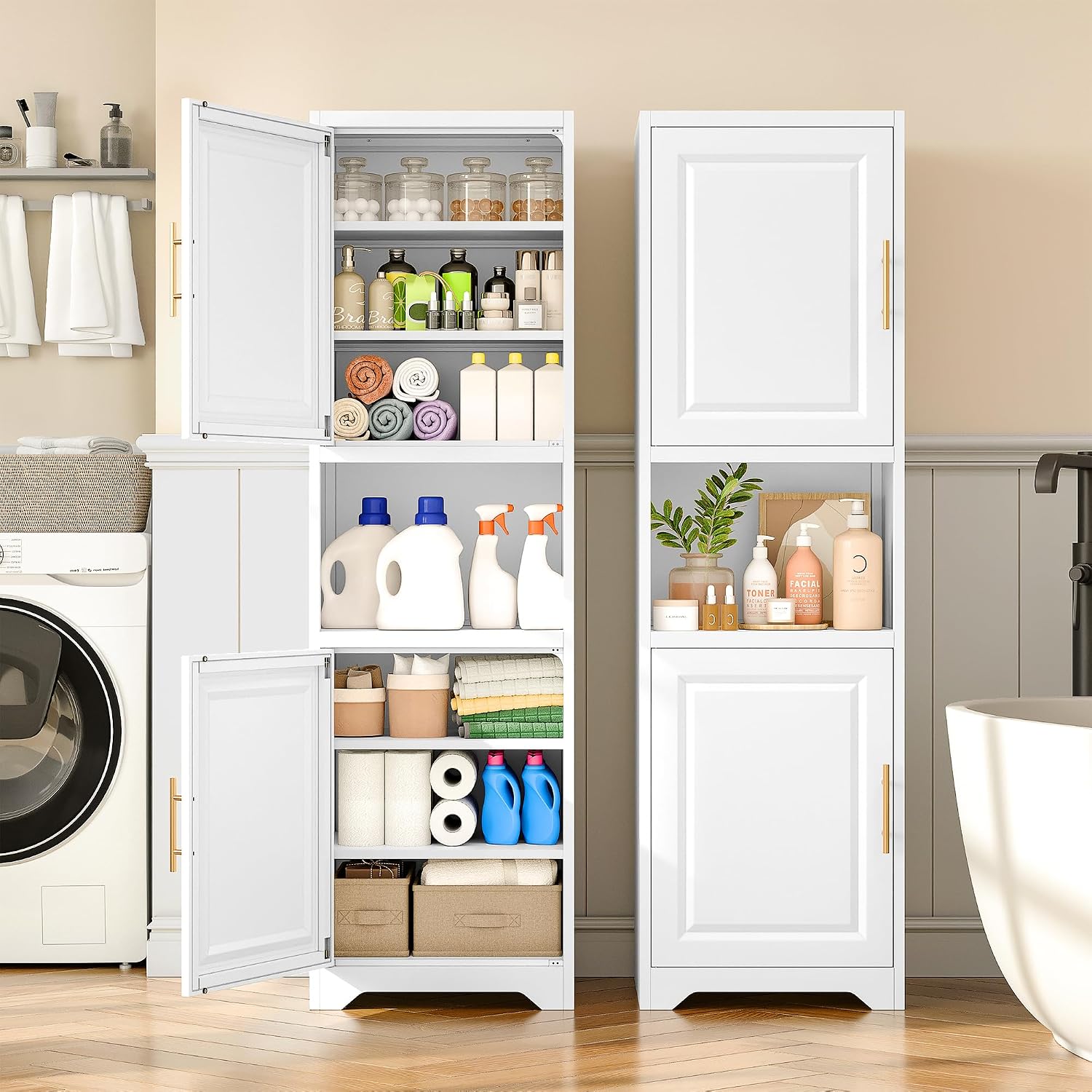 Wąska szafka do przechowywania – Home Bathroom Cabinets recenzja i cena