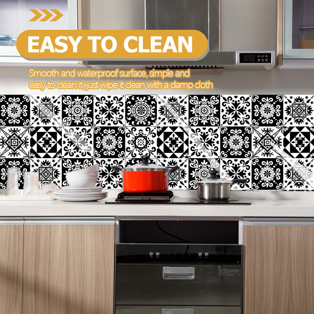 10 szt. Naklejki ścienne do de – Home Bathroom Wall Tiles recenzja i cena