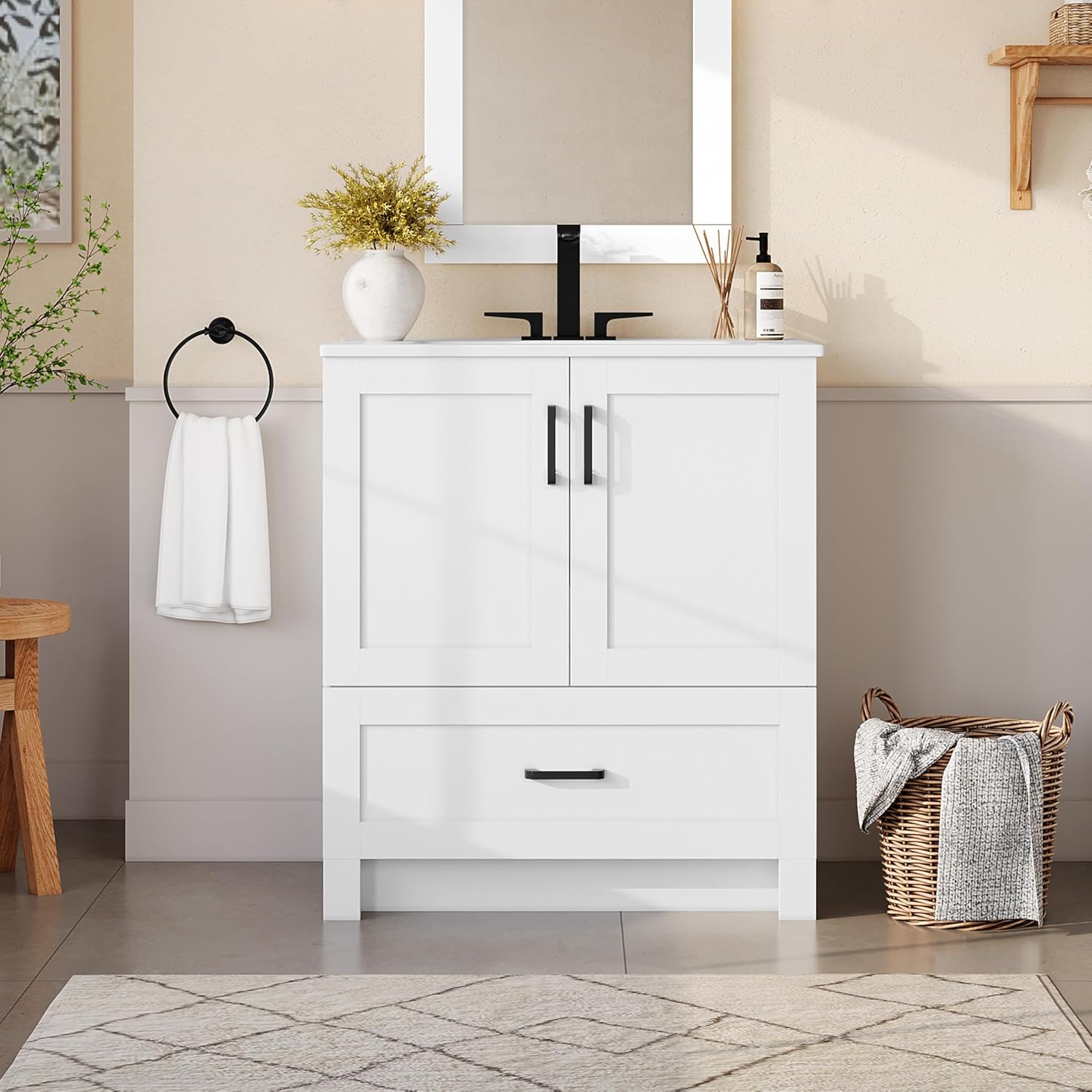 Szafka łazienkowa 30 cali z ce – Home Bathroom Cabinets recenzja i cena