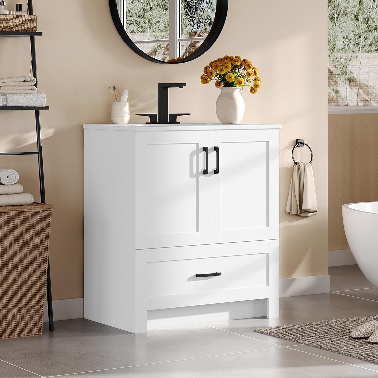 Szafka łazienkowa 30 cali z ce – Home Bathroom Cabinets recenzja i cena