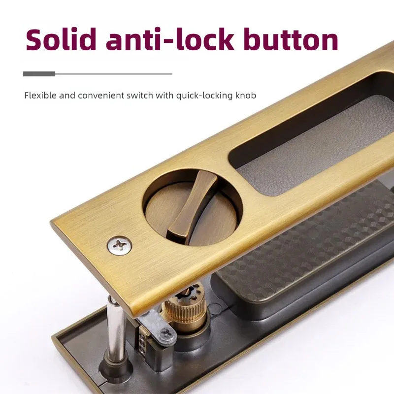 Wytrzymały czarny zamek hakowy – Home Bathroom Lock recenzja i cena