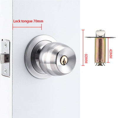 Zestaw klamki do drzwi z okrąg – Home Bathroom Lock recenzja i cena